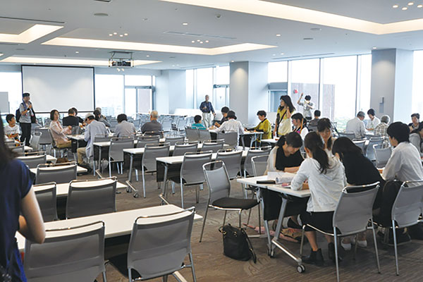 愛知学院大学名城公園キャンパスでWS